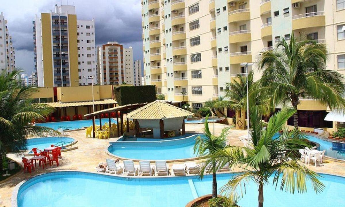 Thermas Place Suite Caldas Novas Com Piscinas Termais Exteriör bild