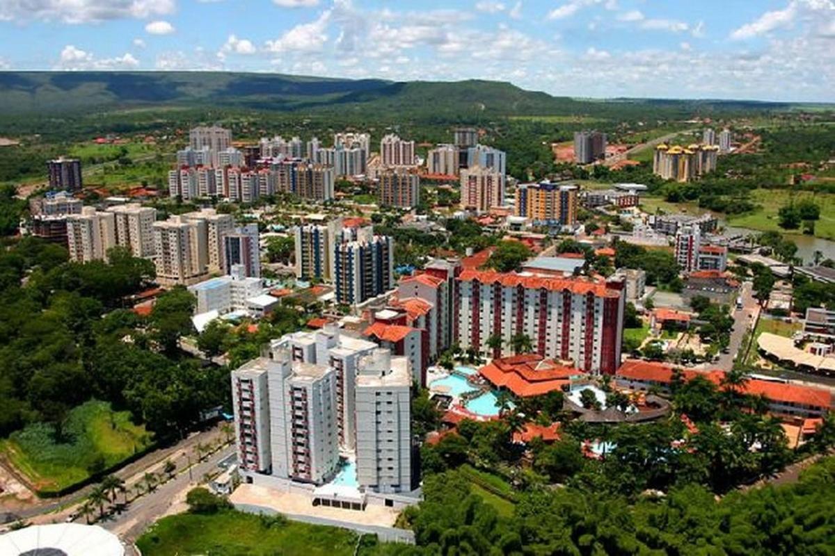 Thermas Place Suite Caldas Novas Com Piscinas Termais Exteriör bild